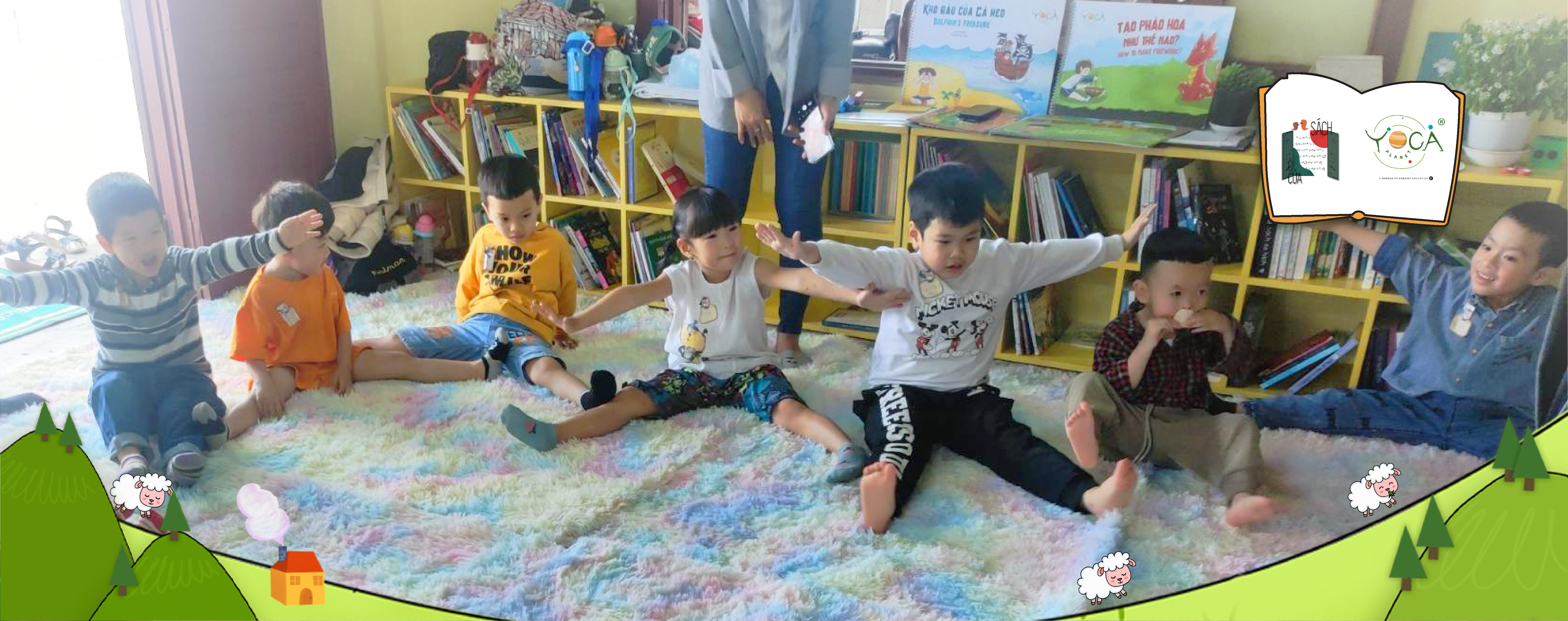Yoga kể chuyện - yoga trẻ em tại trường học Yoga kể chuyện - yoga trẻ em tại trường học