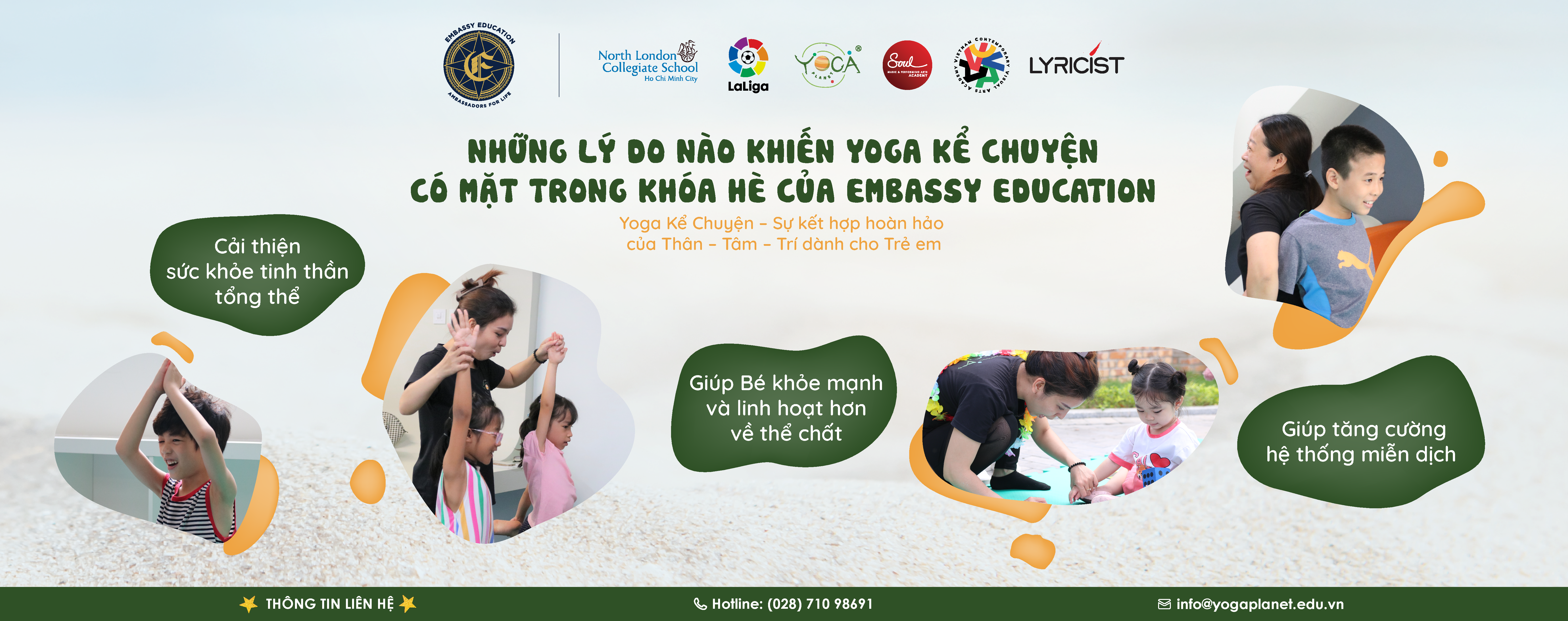Chào mừng Yoga Kể Chuyện tại Embassy Education