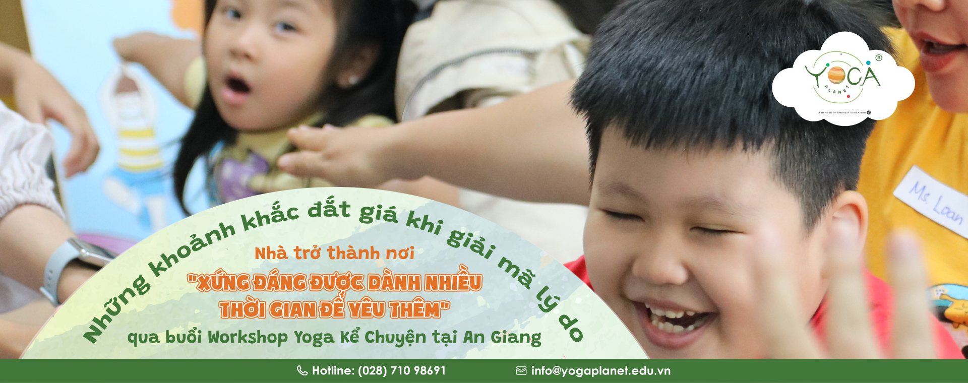 Yoga Trẻ em tại An GIang - Yoga Kể Chuyện dành cho trẻ