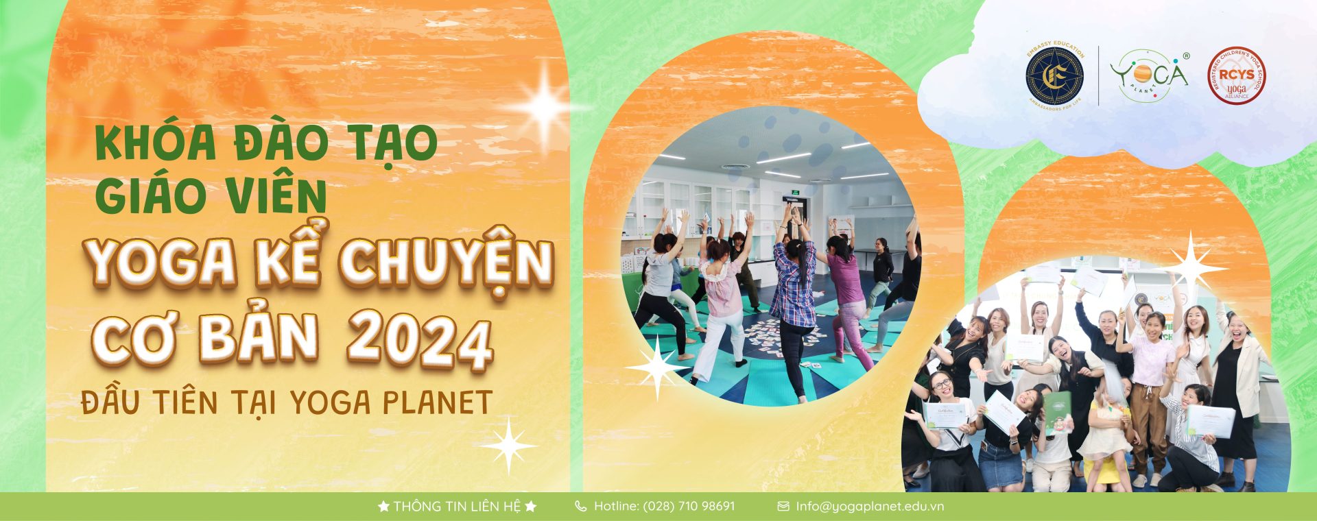 Yoga Trẻ em , Yoga Planet, Yoga Kể Chuyện