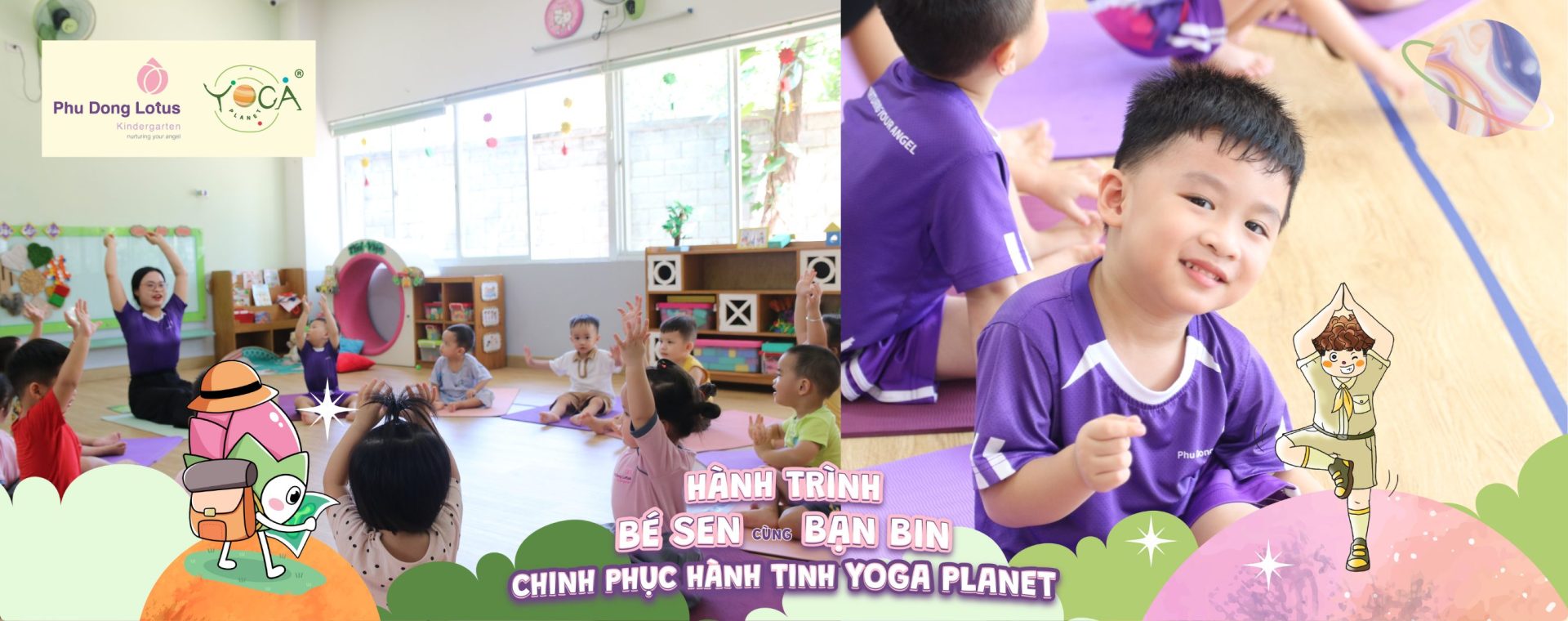 Yoga Trẻ em , Yoga Planet, Yoga Kể Chuyện