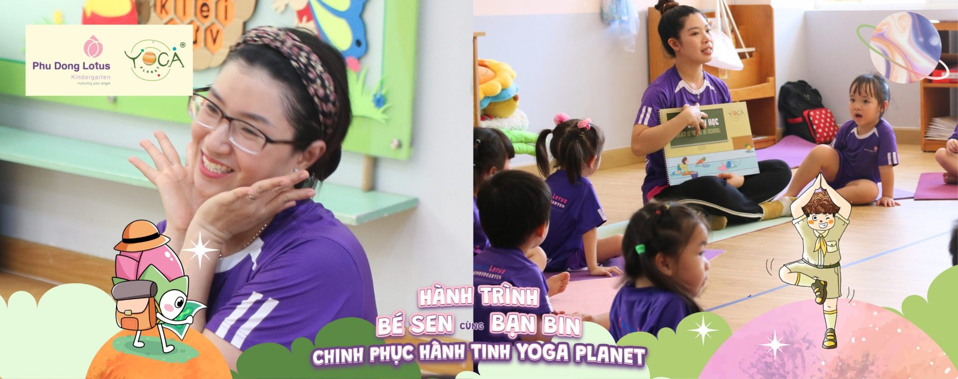 Yoga Trẻ em , Yoga Planet, Yoga Kể Chuyện