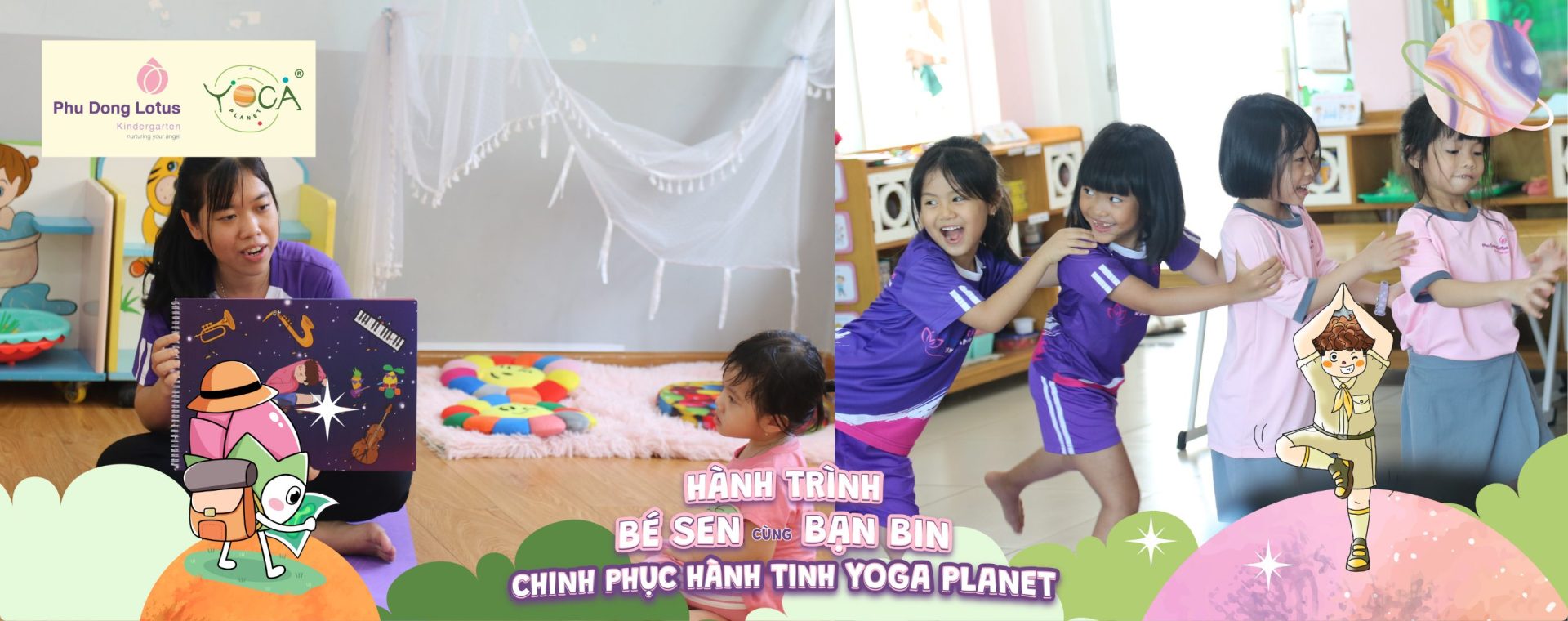 Yoga Trẻ em , Yoga Planet, Yoga Kể Chuyện