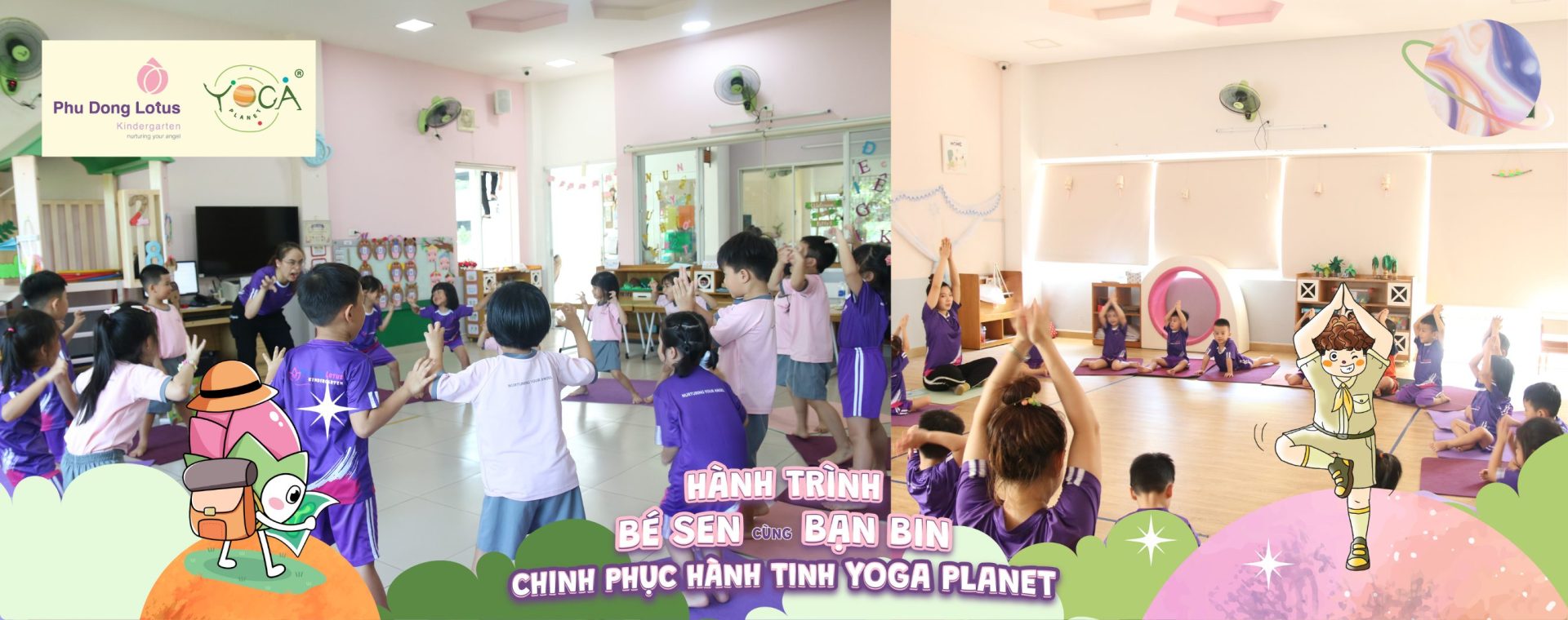 Yoga Trẻ em , Yoga Planet, Yoga Kể Chuyện